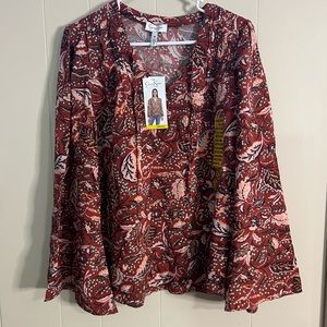 NWT Jessica Simpson Floral Blouse